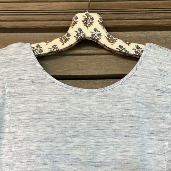 Zella shirt grey size small petite long cotton short sleeve - Picture 8 of 12